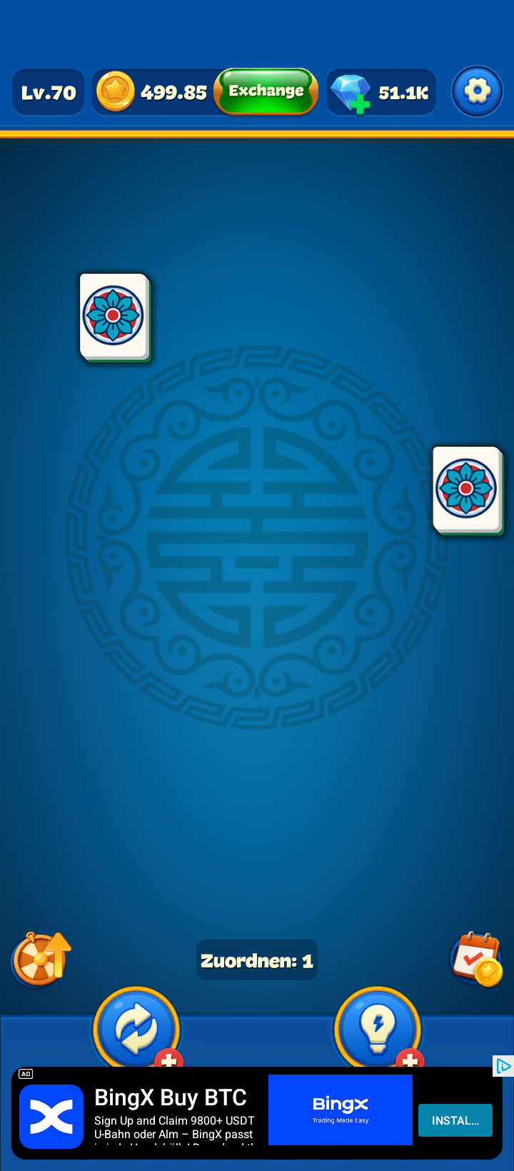 Level 70 reached. $499.85 is waiting for payout.